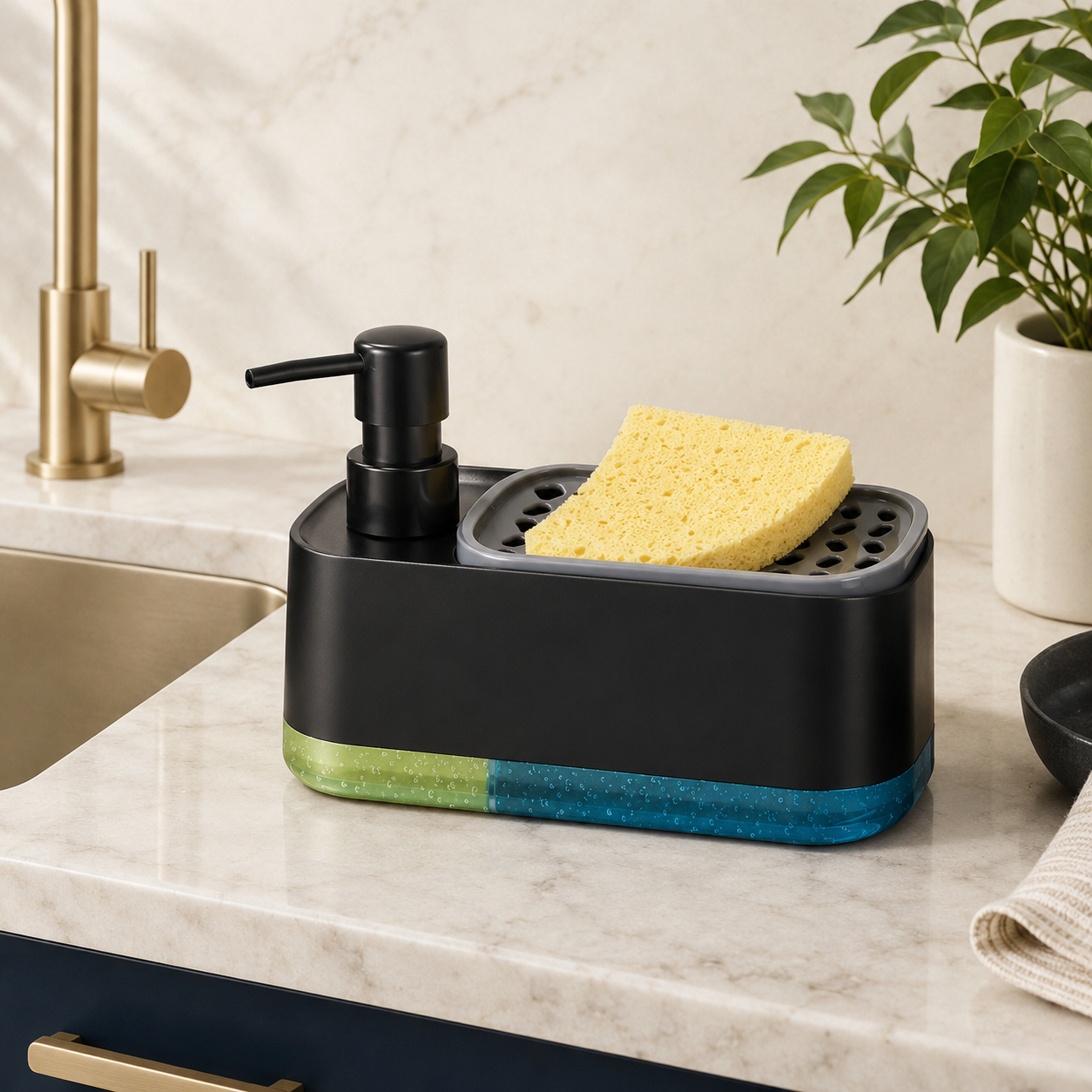 3-in-1 Zeepdispenser