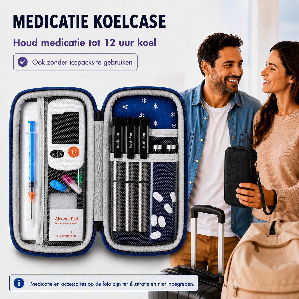 Koelcase voor Medicatie & Onderweg